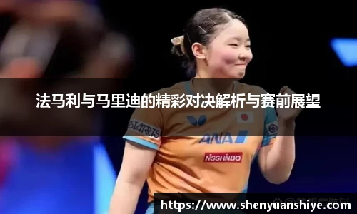 法马利与马里迪的精彩对决解析与赛前展望
